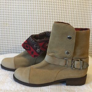 Matt Bernson Suede Foldover Ankle Boots